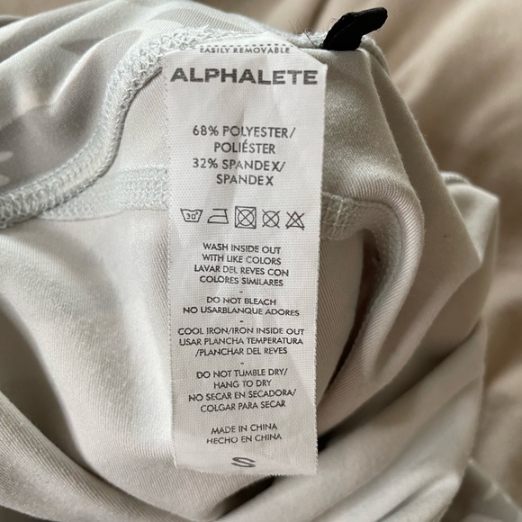 Alphalete Pants & Jumpsuits Alphalete Surface Power White Crossover